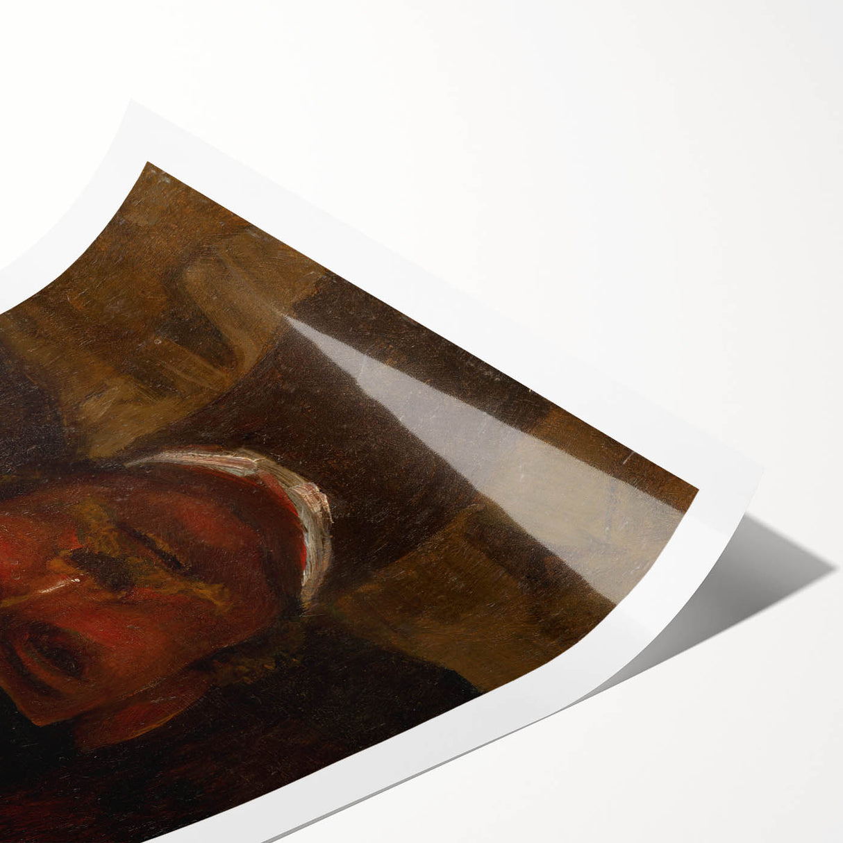 Modern Wall Art - Abstract Portrait of a Man - Contemporary Art Print