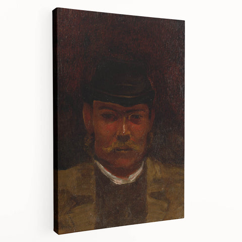 Modern Wall Art - Abstract Portrait of a Man - Contemporary Art Print