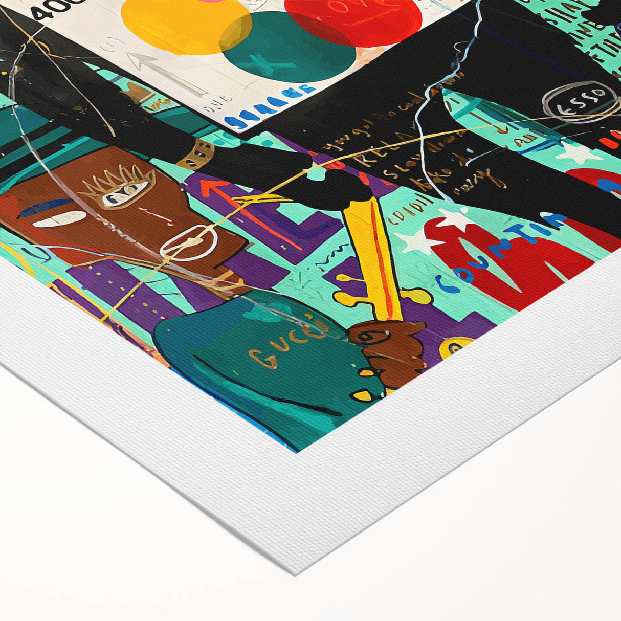 Vibrant Pop Art Wall Art – Colorful Spray Paint Monkey Canvas