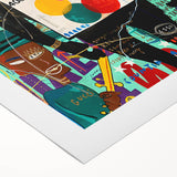 Vibrant Pop Art Wall Art – Colorful Spray Paint Monkey Canvas