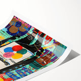 Vibrant Pop Art Wall Art – Colorful Spray Paint Monkey Canvas