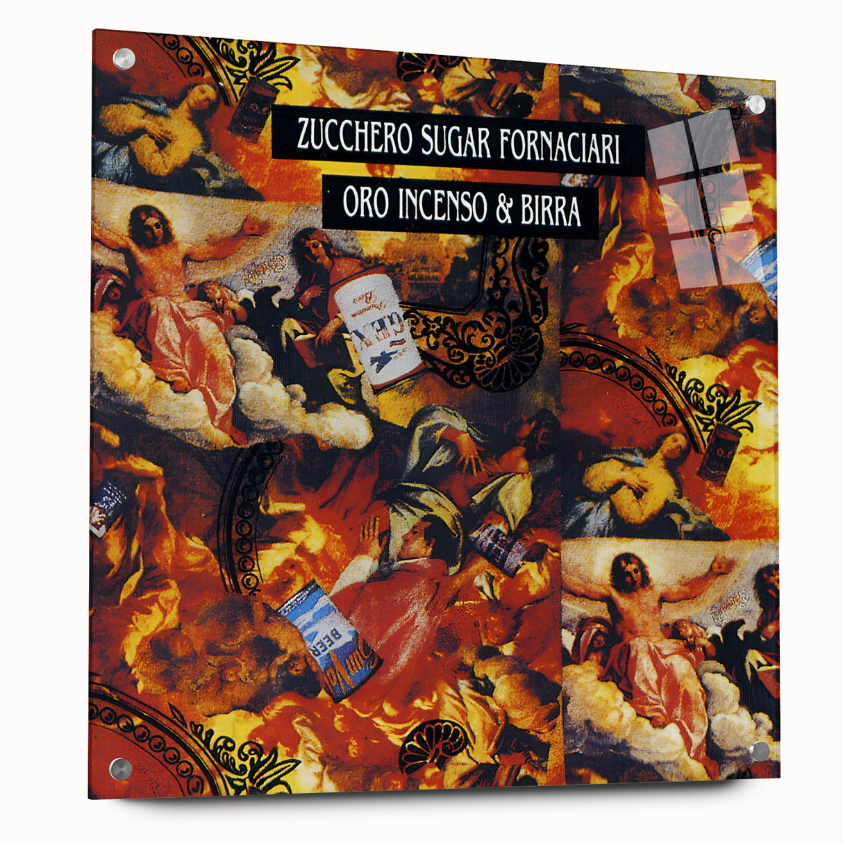 Zucchero Oro Incenso & Birra Retro Wall Art – Vintage Print