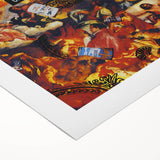 Zucchero Oro Incenso & Birra Retro Wall Art – Vintage Print