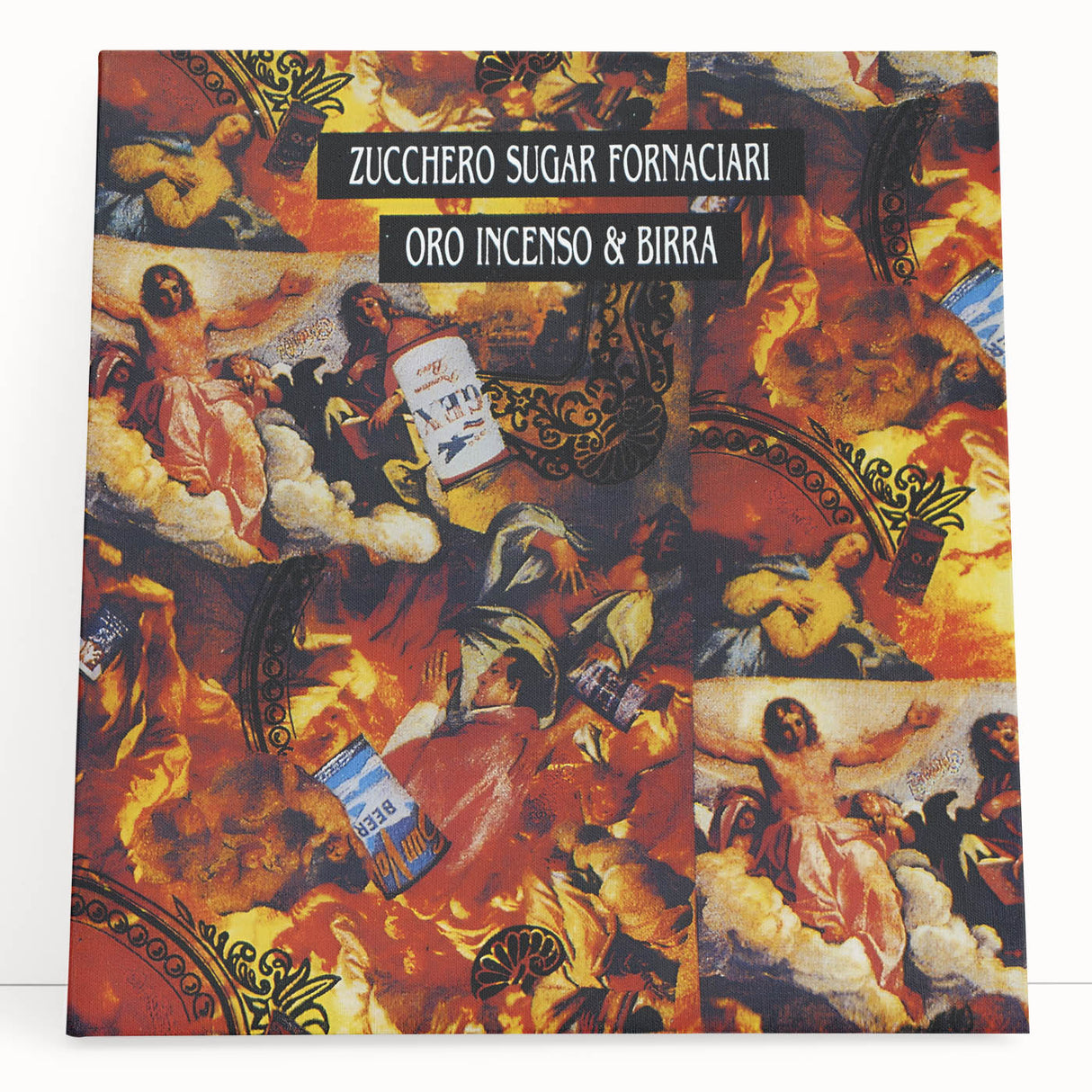 Zucchero Oro Incenso & Birra Retro Wall Art – Vintage Print