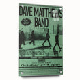 Vintage Retro Poster Art: Dave Matthews Band Concert Poster