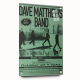 Vintage Retro Poster Art: Dave Matthews Band Concert Poster