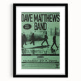 Vintage Retro Poster Art: Dave Matthews Band Concert Poster