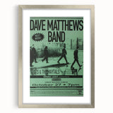 Vintage Retro Poster Art: Dave Matthews Band Concert Poster