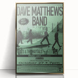 Vintage Retro Poster Art: Dave Matthews Band Concert Poster