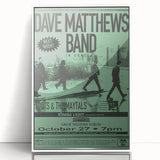 Vintage Retro Poster Art: Dave Matthews Band Concert Poster