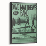 Vintage Retro Poster Art: Dave Matthews Band Concert Poster