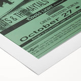 Vintage Retro Poster Art: Dave Matthews Band Concert Poster