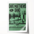 Vintage Retro Poster Art: Dave Matthews Band Concert Poster