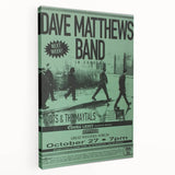 Vintage Retro Poster Art: Dave Matthews Band Concert Poster