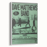 Vintage Retro Poster Art: Dave Matthews Band Concert Poster