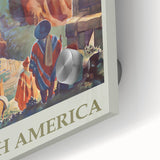 Vintage Peru Travel Poster - South America Retro Art Print