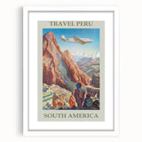 Vintage Peru Travel Poster - South America Retro Art Print