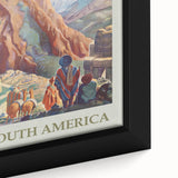 Vintage Peru Travel Poster - South America Retro Art Print