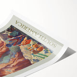 Vintage Peru Travel Poster - South America Retro Art Print