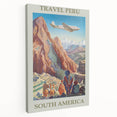 Vintage Peru Travel Poster - South America Retro Art Print