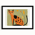Retro Spotted Cat – Boys Room Wall Art