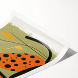 Retro Spotted Cat – Boys Room Wall Art