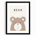 Adorable Bear Nursery Wall Art – Baby Room Decor & Kids Art Print
