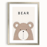 Adorable Bear Nursery Wall Art – Baby Room Decor & Kids Art Print