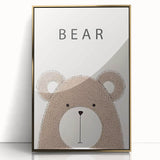 Adorable Bear Nursery Wall Art – Baby Room Decor & Kids Art Print