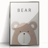 Adorable Bear Nursery Wall Art – Baby Room Decor & Kids Art Print