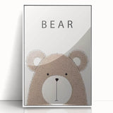 Adorable Bear Nursery Wall Art – Baby Room Decor & Kids Art Print