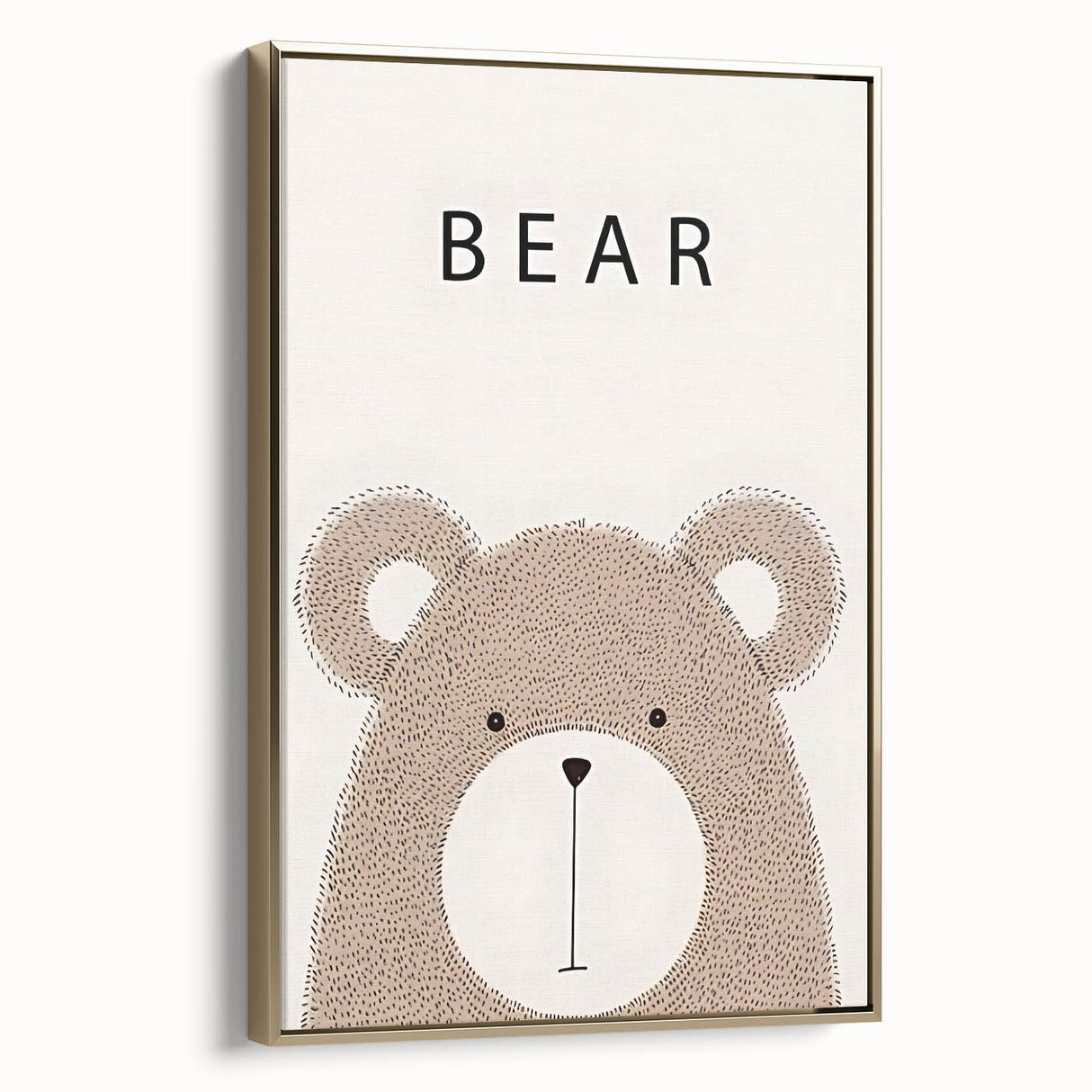 Adorable Bear Nursery Wall Art – Baby Room Decor & Kids Art Print