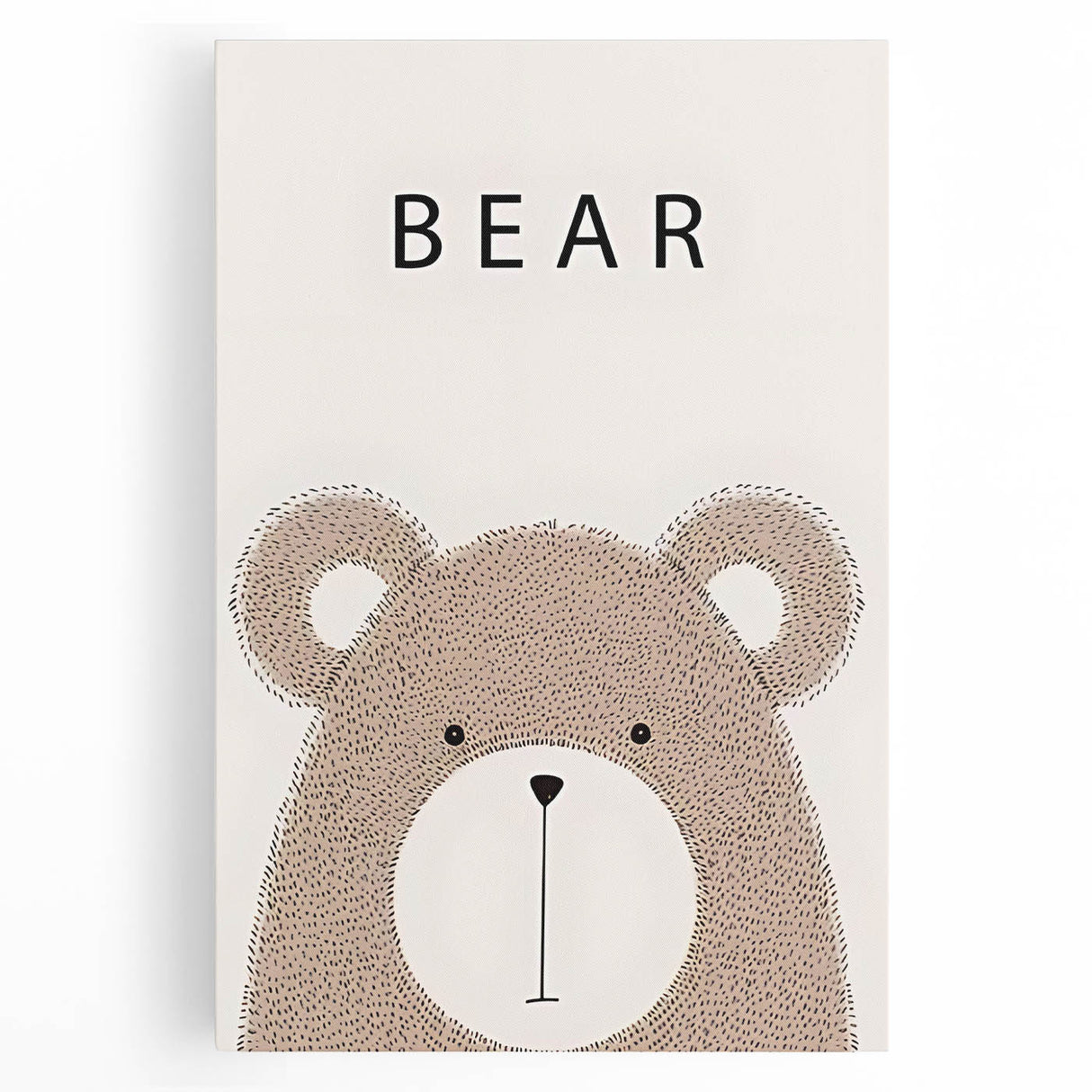 Adorable Bear Nursery Wall Art – Baby Room Decor & Kids Art Print
