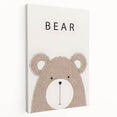 Adorable Bear Nursery Wall Art – Baby Room Decor & Kids Art Print