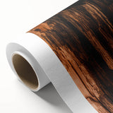 Art deco poster depicting a serene fall landscape with orange and brown tones on rolled canvas, ideal for nursery wall art.