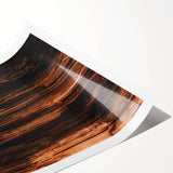 Extra large wall art featuring line art flowers in muted earth tones on a rolled print, suitable for large living room decor.