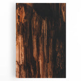 Black and white photographic print of autumn trees on large stretched canvas, ideal for kitchen wall art.