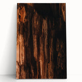 Large black and white stretched canvas depicting a minimalist fall tree, ideal for kitchen wall art or bedroom ambiance.