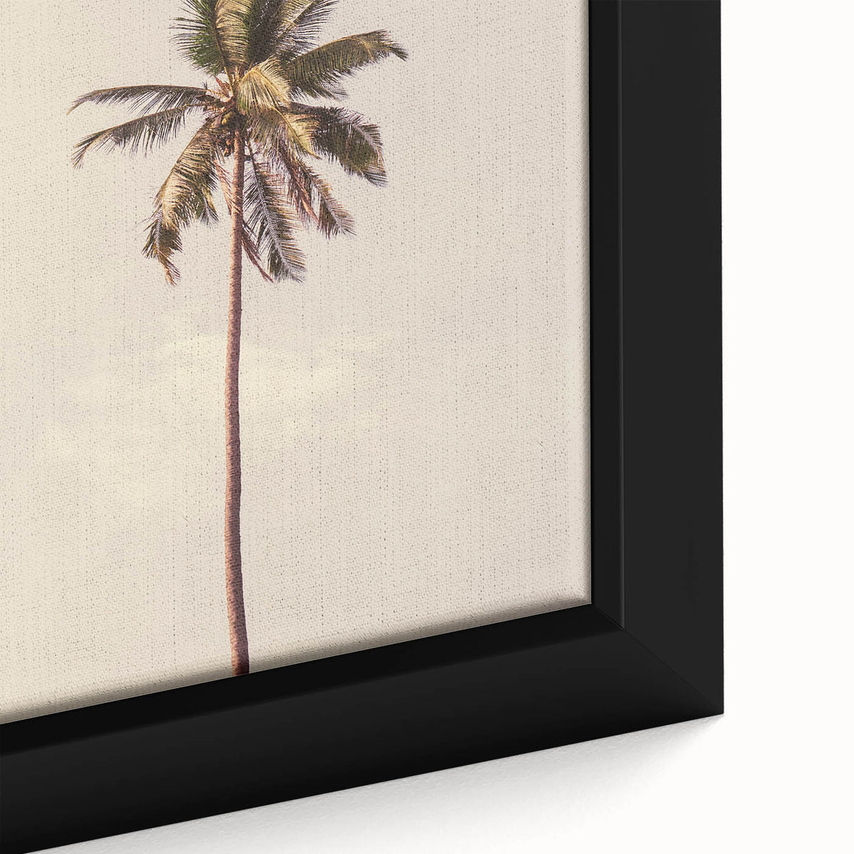Extra large framed canvas featuring textured, colorful art with black accents, ideal for living room decor.