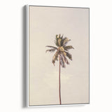 Vintage poster art featuring summer-themed motifs on extra large framed canvas, ideal for living room wall.