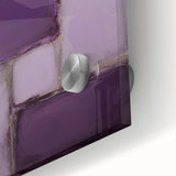 Close-up of abstract strokes wall art design in acrylic glass, showcasing vibrant colors and smooth texture, ideal for modern home decor and artistic appeal.