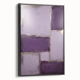 Framed canvas wall art showcasing abstract strokes in black and white, highlighting a modern design with a sleek side view, perfect for minimalist decor.