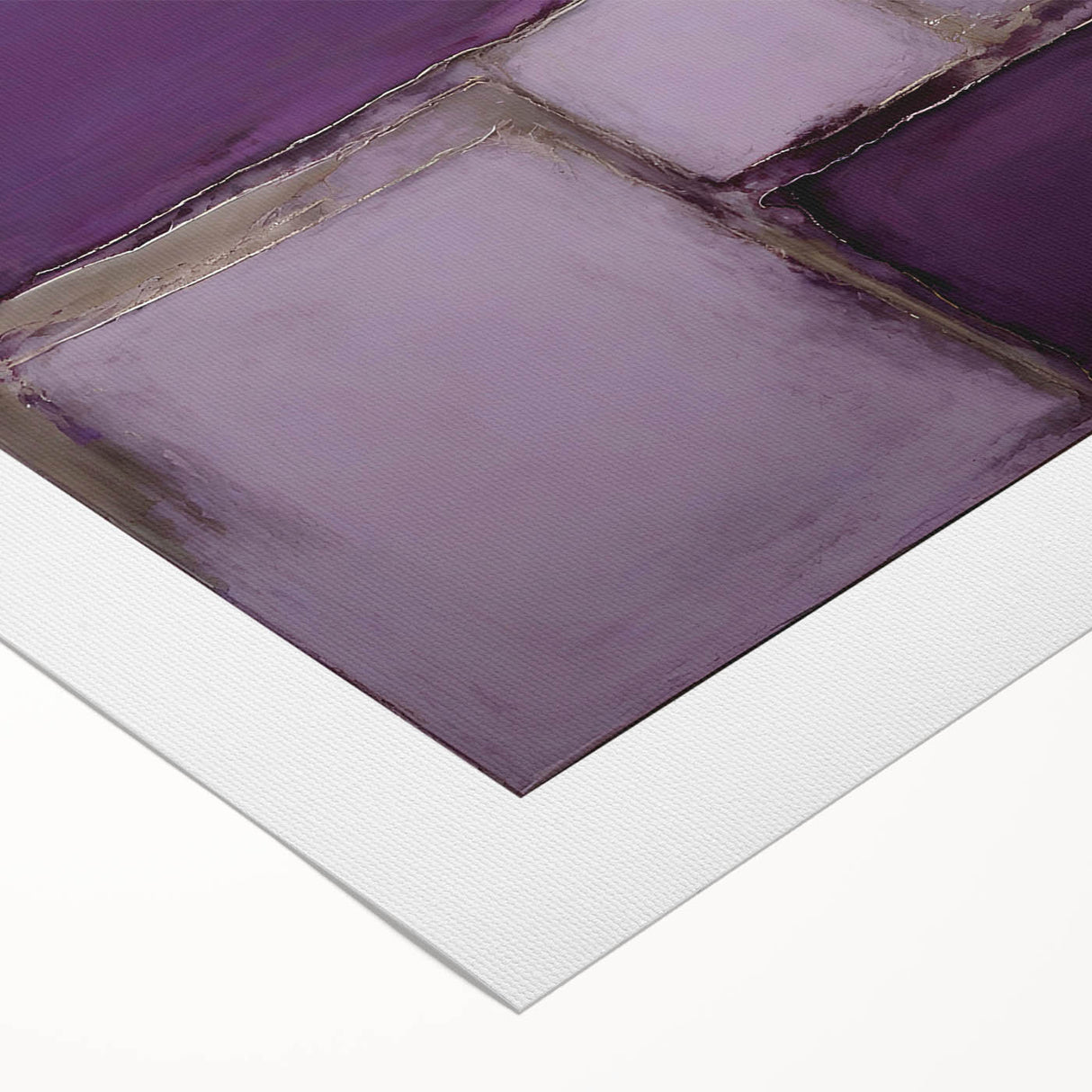 Abstract strokes wall art on rolled canvas showcasing vibrant colors and dynamic patterns, perfect for modern home decor, presented in a protective cardboard tube.