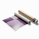 Abstract wall art print showcasing vibrant, multicolored strokes in a modern design, rolled and ready for framing, ideal for contemporary home decor.