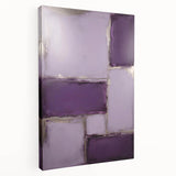 Abstract wall art featuring colorful strokes in shades of blue, pink, and yellow, presented on a stretched canvas with a sleek side view showcasing its modern design and texture. Perfect for contemporary home decor, adding a vibrant touch to any space.