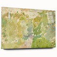 Modern Wall Art – Abstract Color Study for Road Through the Forest