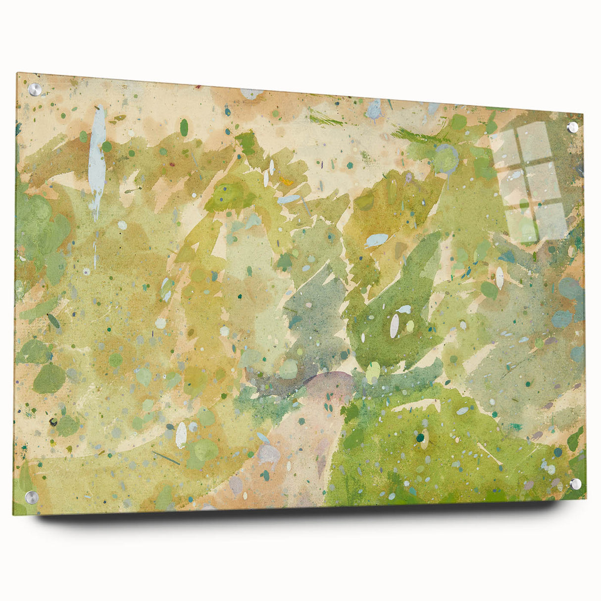 Modern Wall Art – Abstract Color Study for Road Through the Forest