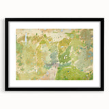 Modern Wall Art – Abstract Color Study for Road Through the Forest