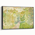 Modern Wall Art – Abstract Color Study for Road Through the Forest