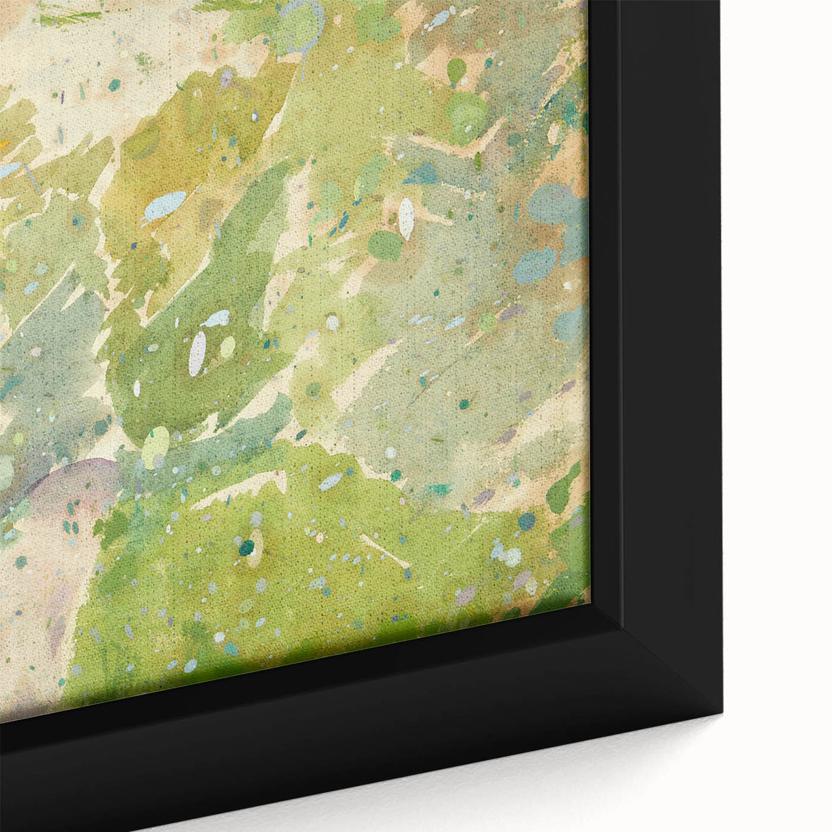 Modern Wall Art – Abstract Color Study for Road Through the Forest